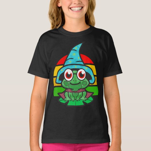 T-shirt grenouille Assistant Coucher de soleil (Devant)