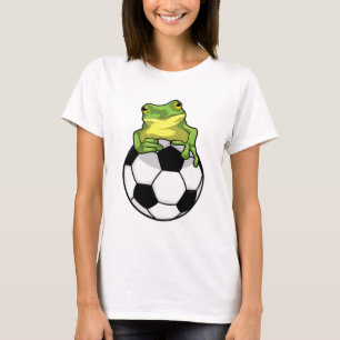 T-shirt Grenouille avec balle de football