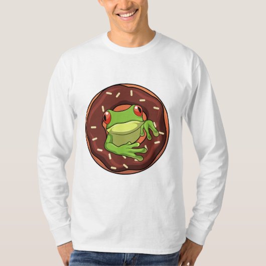 T-shirt Grenouille avec beigne (Devant)