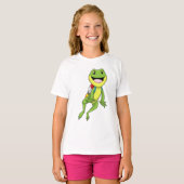 T-shirt Grenouille avec Jetpack (Devant entier)