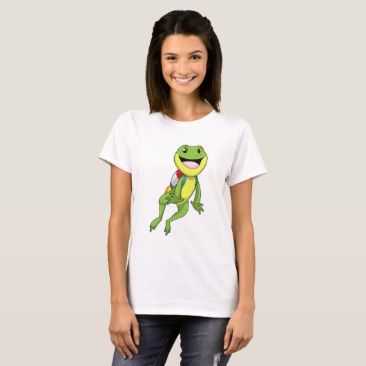 T-shirt Grenouille avec Jetpack (Devant entier)