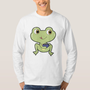 T-shirt Grenouille avec la coupe de café