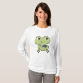 T-shirt Grenouille avec la coupe de café (Devant entier)