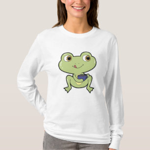 T-shirt Grenouille avec la coupe de café