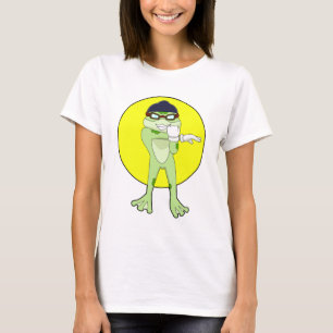 T-shirt Grenouille avec lunettes de natation