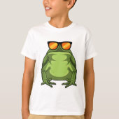 T-shirt Grenouille avec lunettes de soleil (Devant)