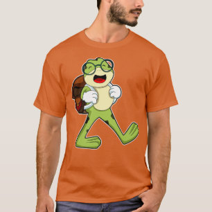 T-shirt Grenouille avec lunettes sac à dos