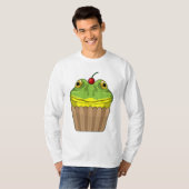 T-shirt Grenouille avec muffin (Devant entier)
