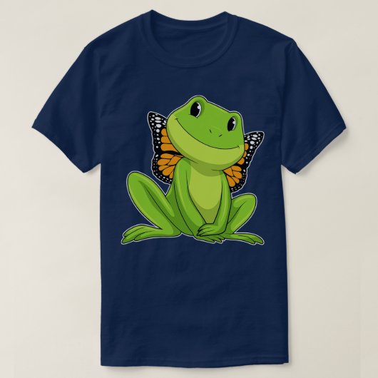 T-shirt Grenouille avec Papillon (Design devant)