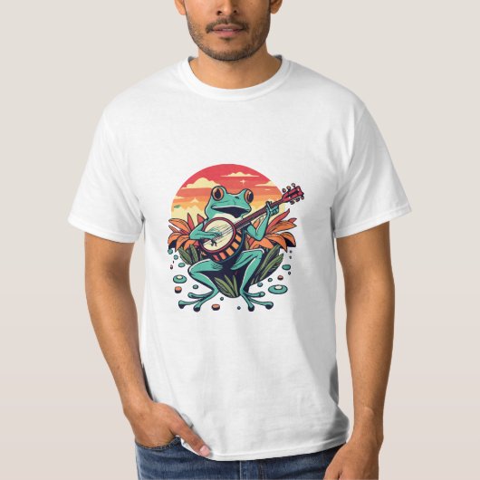 T-shirt Grenouille banjo (Devant)