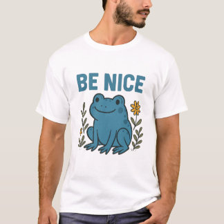 T-shirt grenouille "Be Nice"