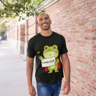 T-shirt Grenouille Bientôt - Grenouille avec Cap Holding V