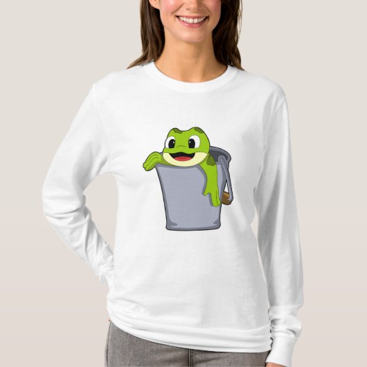 T-shirt Grenouille dans le seau (Devant)
