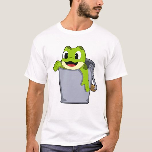 T-shirt Grenouille dans le seau (Devant)