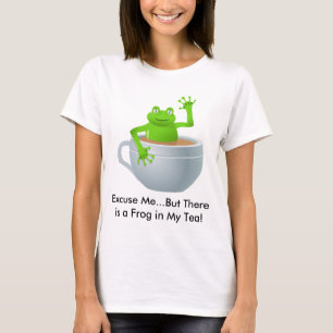T-shirt Grenouille dans un thé