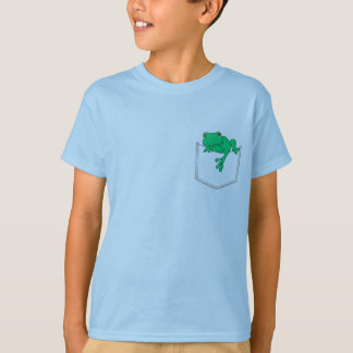 T-shirt Grenouille dans une poche