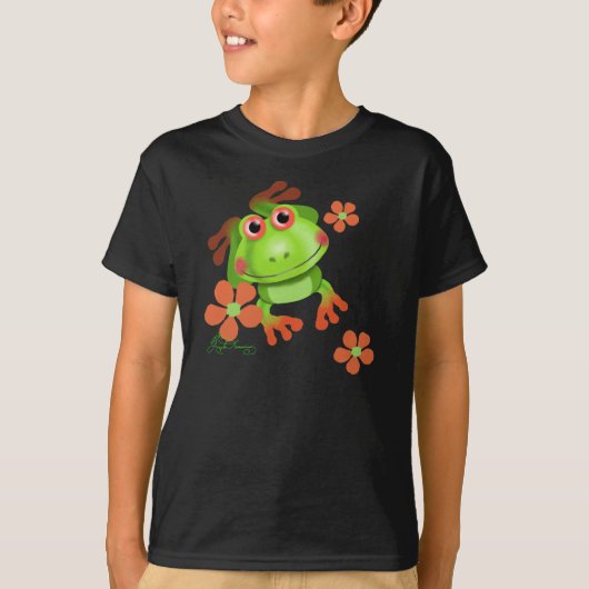 T-shirt Grenouille d'arbre drôle mignonne (Devant)