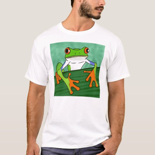 T-shirt Grenouille d'arbre révisée et corrigée (Devant)