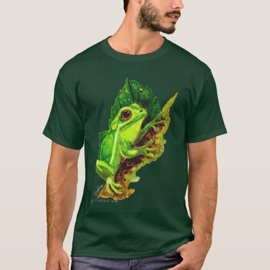 T-shirt Grenouille d'arbre verte (Devant)