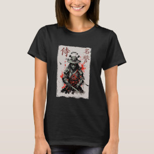 T-shirt Grenouille de guerrier samouraï graphique, Art jap