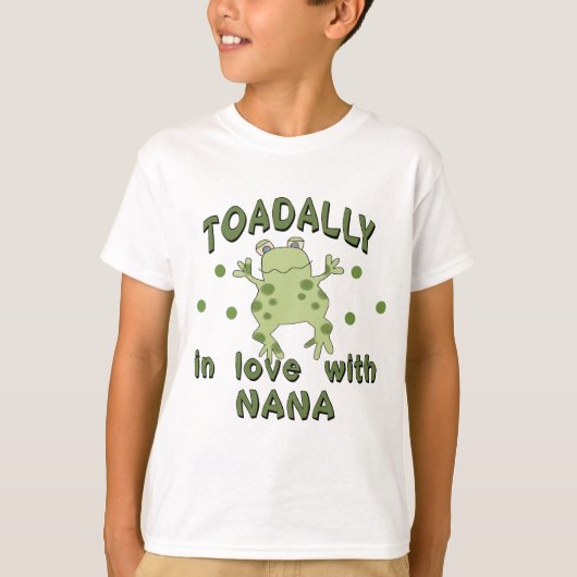 T-shirt Grenouille de Nana d'amour de TOADALLY (Devant)