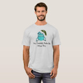 T-shirt Grenouille de Noël drôle avec citation (Devant entier)