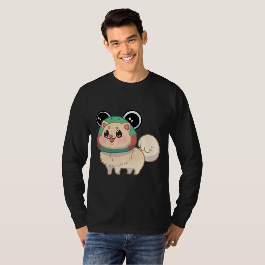 T-shirt Grenouille de Poméranie (Devant entier)