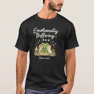 T-shirt Grenouille de soutien émotionnel Vêtements à hum