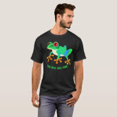 T-shirt Grenouille des arbres rouges (Devant entier)