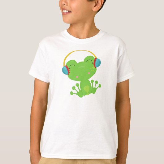 T-shirt Grenouille d'hiver, Grenouille mignonne, Grenouill (Devant)