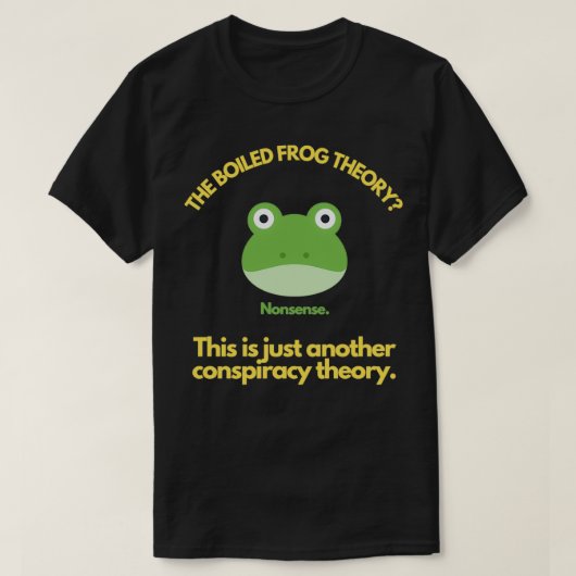 T-shirt Grenouille en eau bouillante (Design devant)