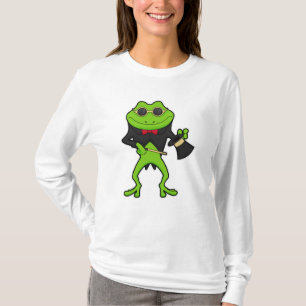 T-shirt Grenouille en magicien avec baguette magique & Cas