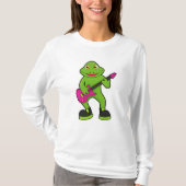 T-shirt Grenouille en musicien avec guitare (Devant)