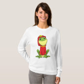 T-shirt Grenouille en pompier avec casque (Devant entier)