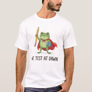 T-shirt Grenouille Enseignante Nous Testons à l'Aube Coord