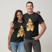 T-shirt Grenouille Et Champignons (Unisexe)