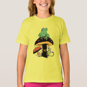T-shirt Grenouille et champignons