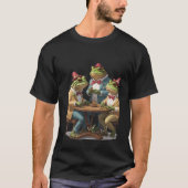 T-shirt Grenouille et crapaud : Nous devrions arrêter de m (Devant)