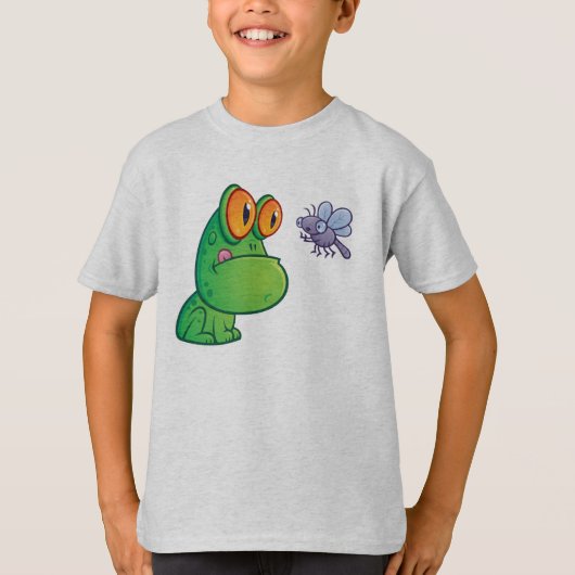 T-shirt Grenouille et libellule (Devant)