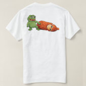 T-shirt grenouille et singe (Design dos)