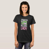 T-shirt Grenouille folle Lady Frog Catching (Devant entier)