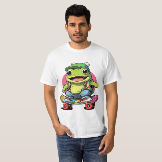 T-shirt Grenouille froide (Devant entier)