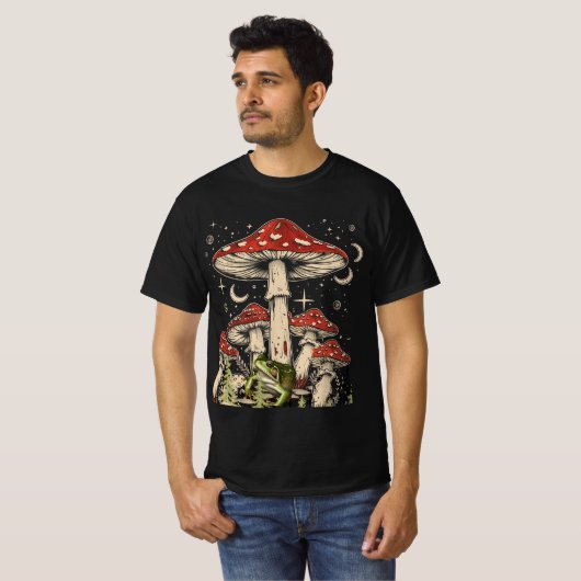 T-shirt Grenouille funky en Boho Retro Style Boho Retro Fr (Devant entier)