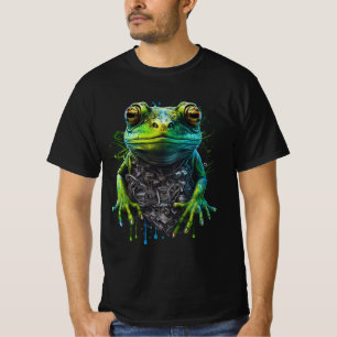 T-shirt grenouille futuriste Cool - Un saut dans l