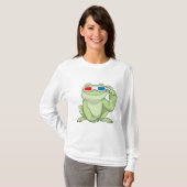 T-shirt Grenouille Glasses (Devant entier)