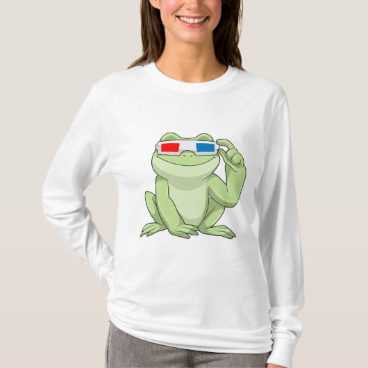 T-shirt Grenouille Glasses (Devant)