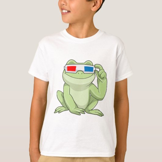 T-shirt Grenouille Glasses (Devant)