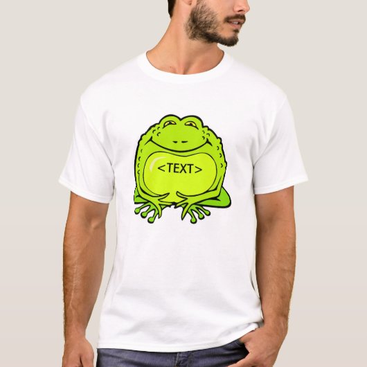 T-shirt grenouille grasse,<TEXT> (Devant)