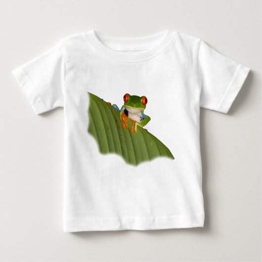 T-shirt grenouille grenouille rouge Eyed Gaudy (Devant)