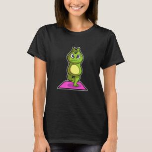 T-shirt Grenouille Grenouille Yoga Poses Gymnastique Ohm B